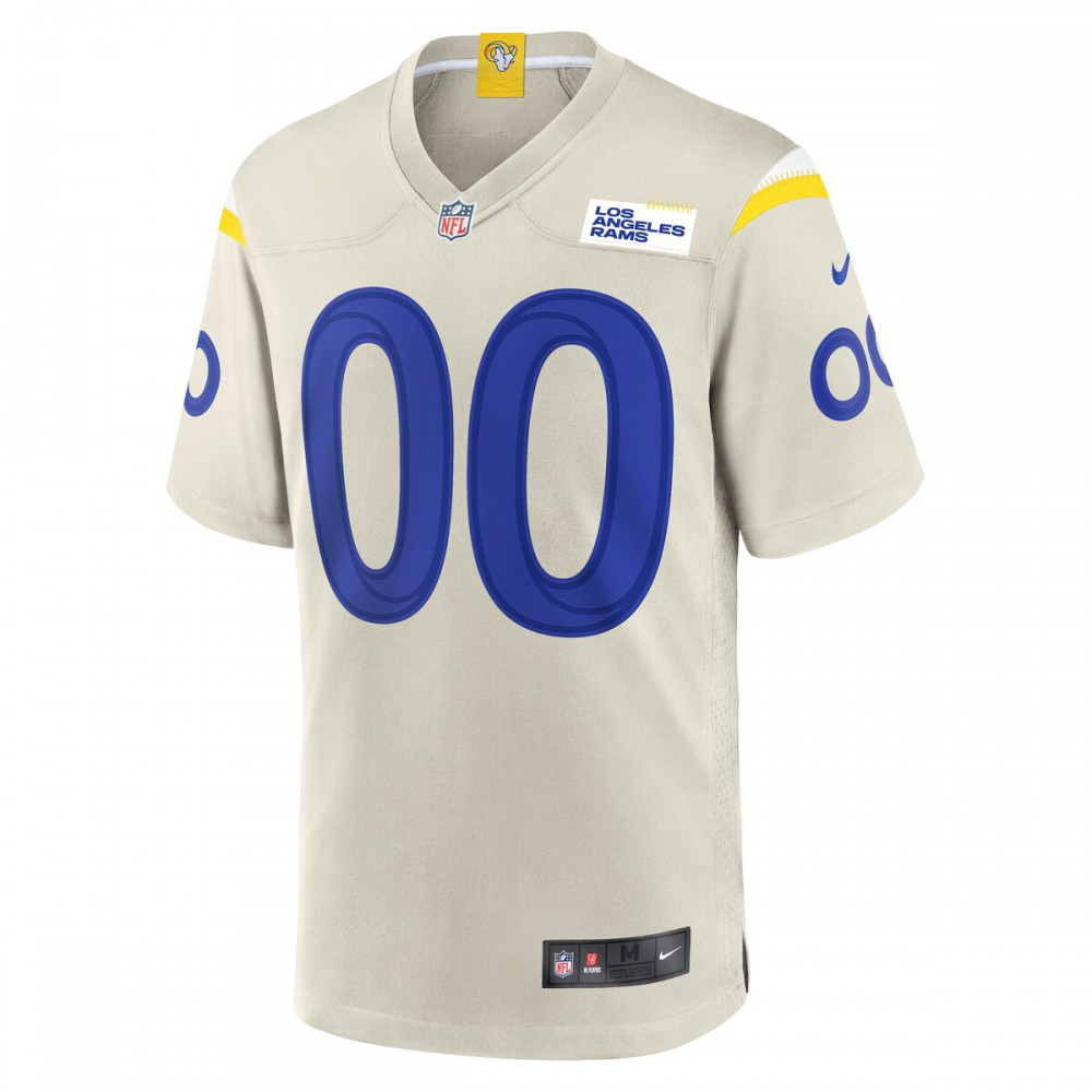 Nike Los Angeles Rams Custom Game Jersey - Bone-GridironStore